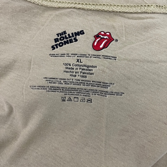 The Rolling Stones XL Brown T-shirt - Picture 10 of 10
